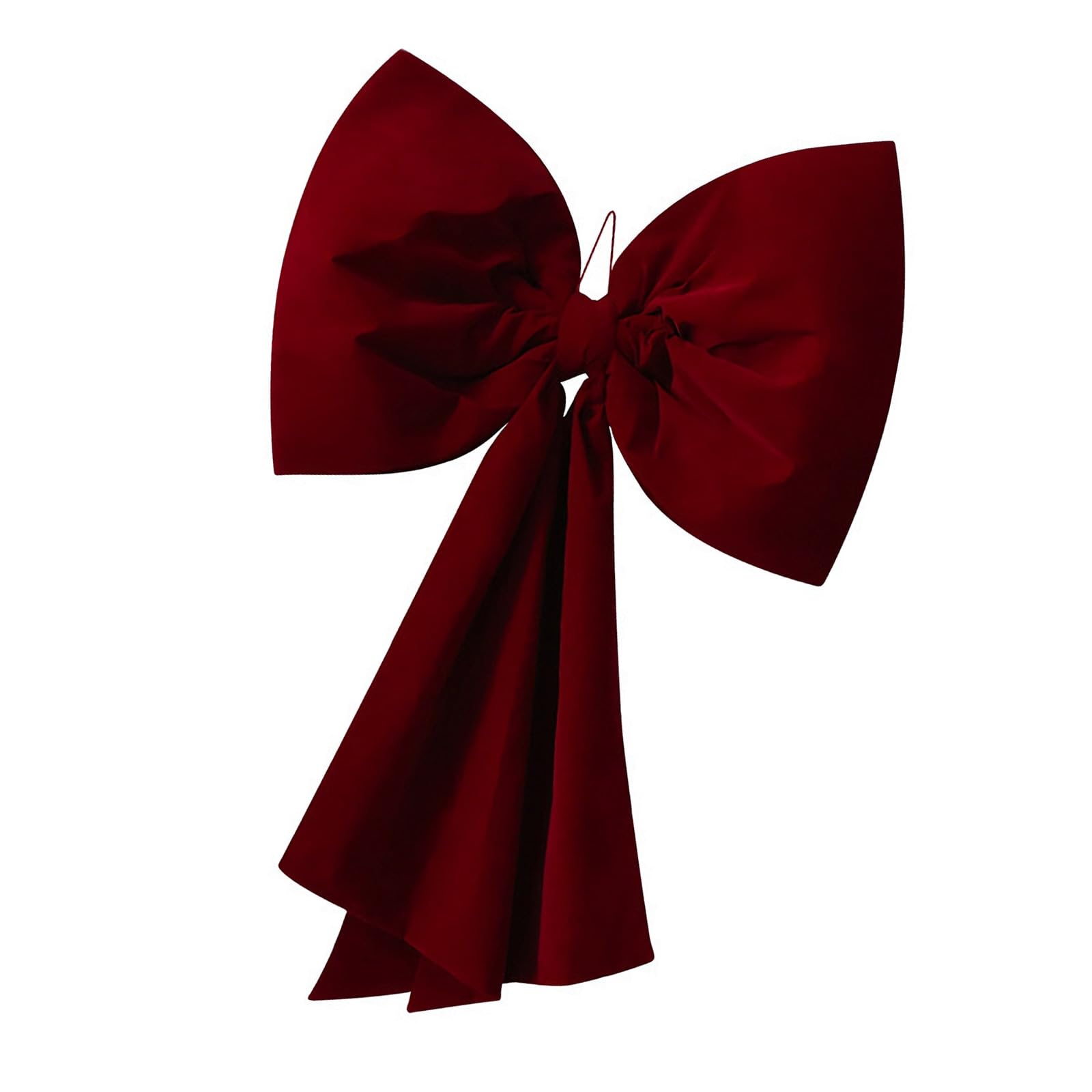 Velvets Valentine Decoration Bow Hanging Pendant Bowknot Ornament Gift Embellishment Accessories Decorative Accent Velvets Bow Tree Hanging Accessory
