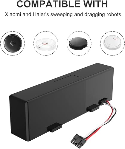 Miniatura 2 de energup Relación de batería de litio 6A de 14.8 V para Xiaomi Mijia barrido y arrastrado batería de vacío Haier JX37 máquina de barrido STYTJ02YM
