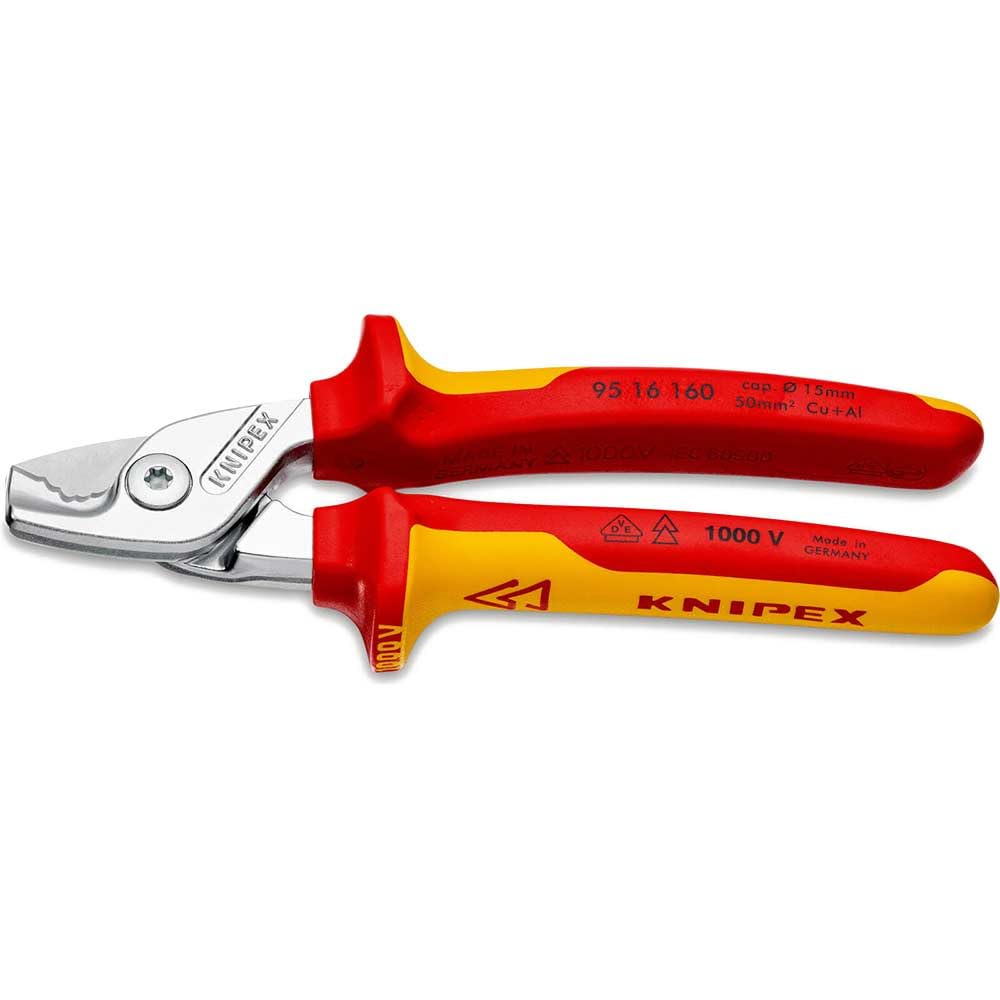Knipex 9516160SB StepCut Cable Shears VDE 1000V 160mm