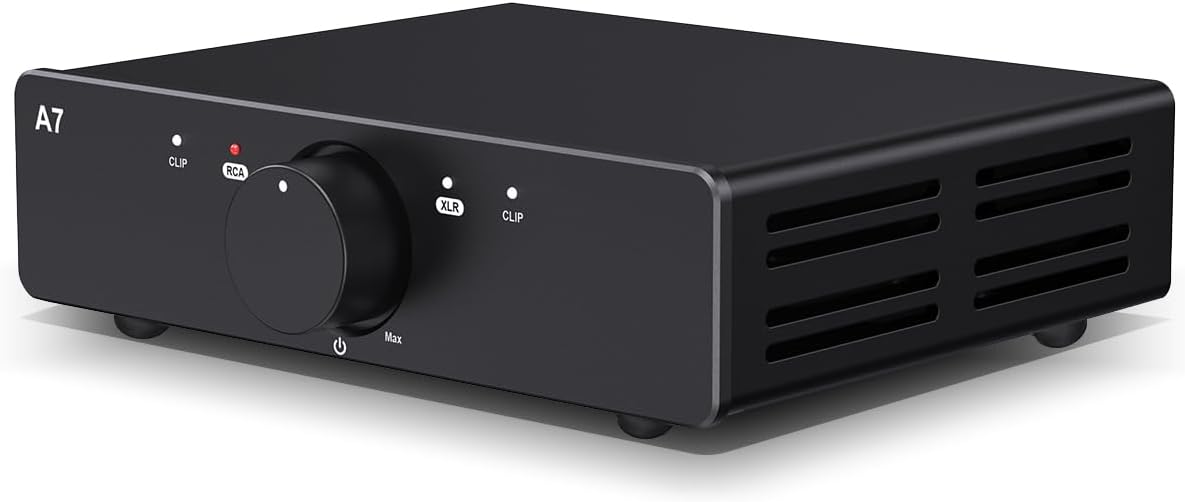 - 3e Audio A7 Next-Gen HiFi Stereo Amplifier | Home Theater Amplifier | TPA3255 Chip 2x250W PBTL with Enhanced PFFB | 48V5A Power Supply for Bookshelf Speakers