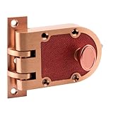 Defender Security U 10530 Jimmy-Resistant Door Lock with Single Cylinder, Solid Bronze