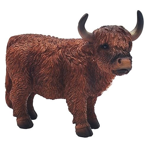 Lesser & Pavey Highland Cow Ornaments For Gift, Brown - Image 2