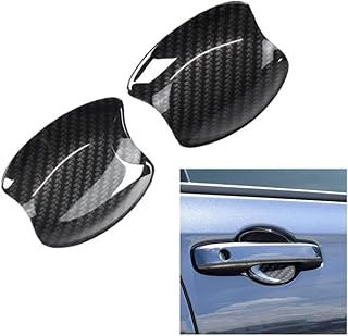 ドアハンドルカバー「ヴェゼル RV3/4/5/6型 2021-2025 に対応 」サイドドアノブパネル 室外ハンドルカバー ガーニッシュドレスアップ カスタムパーツ ホンダ専用設計商品 ABS製 カーボン柄 (フロント用・パネル)