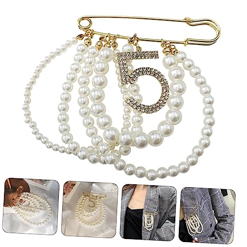Broche à perles pour soirée chic et festivals mode sur robe ou blazer