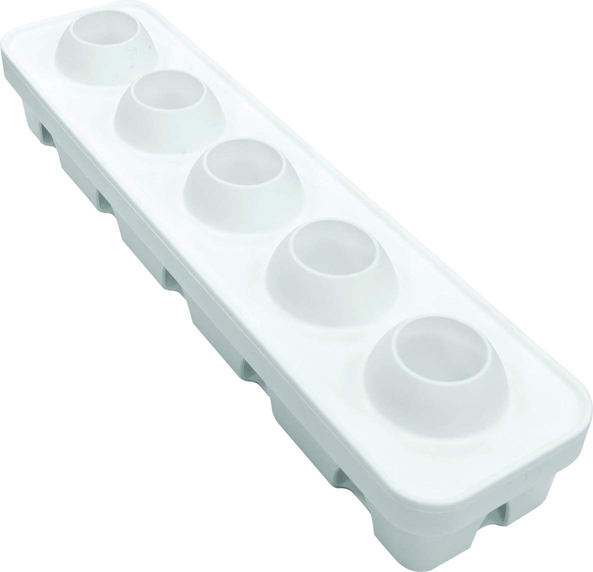 Autre Moule à Gâteaux 5 Noisettes Blanc en Caoutchouc Thermoplastique