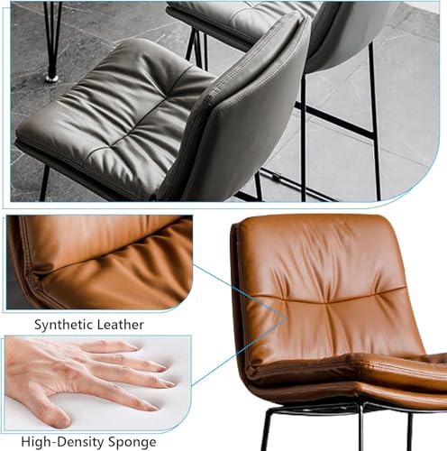 Tabourets de bar avec dossier ergonomique contre le mal de dos