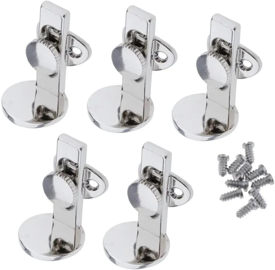 5pcs Adjustable Clarinet Thumb Rest Finger Protector w/Screws Woodwind Parts Accessories for Clarinet