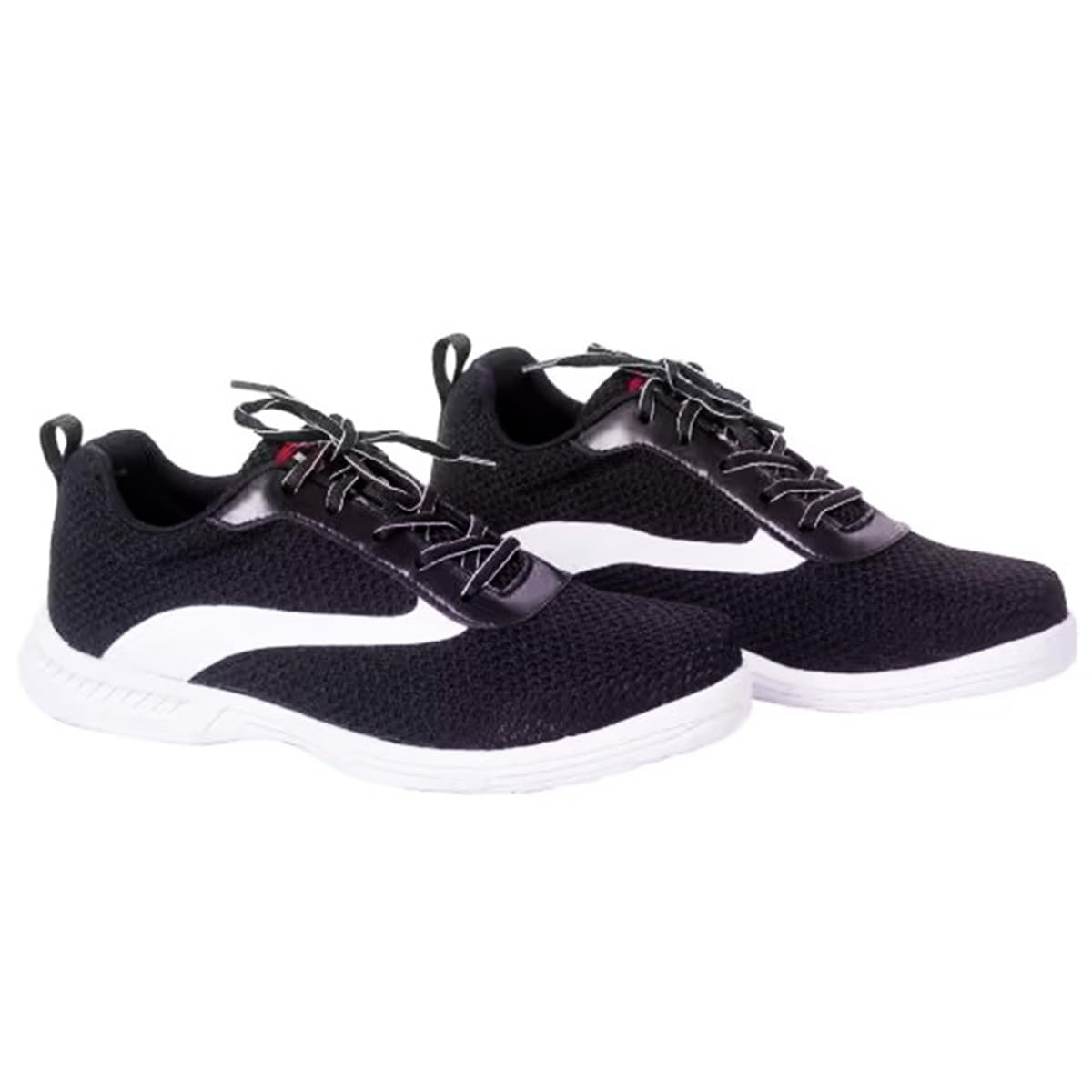 Herren Seamless Mesh Bowlingschuhe Atmungsaktiv Athletic Bowlingschuh rutschfest Leichte Schnürung für Rechts