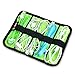 BUBM Folding Rolls Bag Cable Organizer Bag Travel Case Digital Storage Bag (Black)