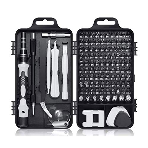 Linghuang Präzision Schraubenzieher Set, 115 in 1 Magnetische Reparatur Werkzeuge Kit für Mac/iPad/Tablet/Laptop/Xbox-Serie/PS3/PS4/Nintendo