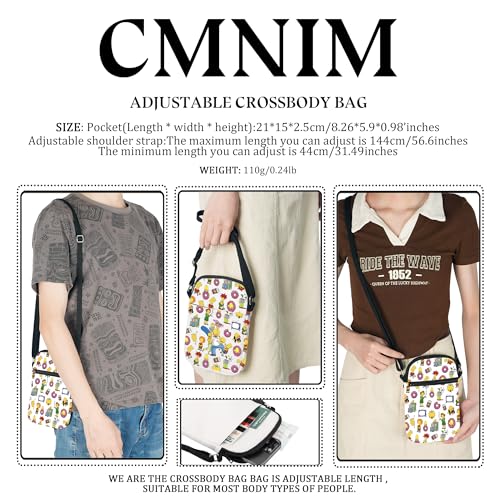 CMNIM Cartoon Family Crossbody Bag TV Season Gifts for Fans Characters Shoulder Strap Messenger Bag3