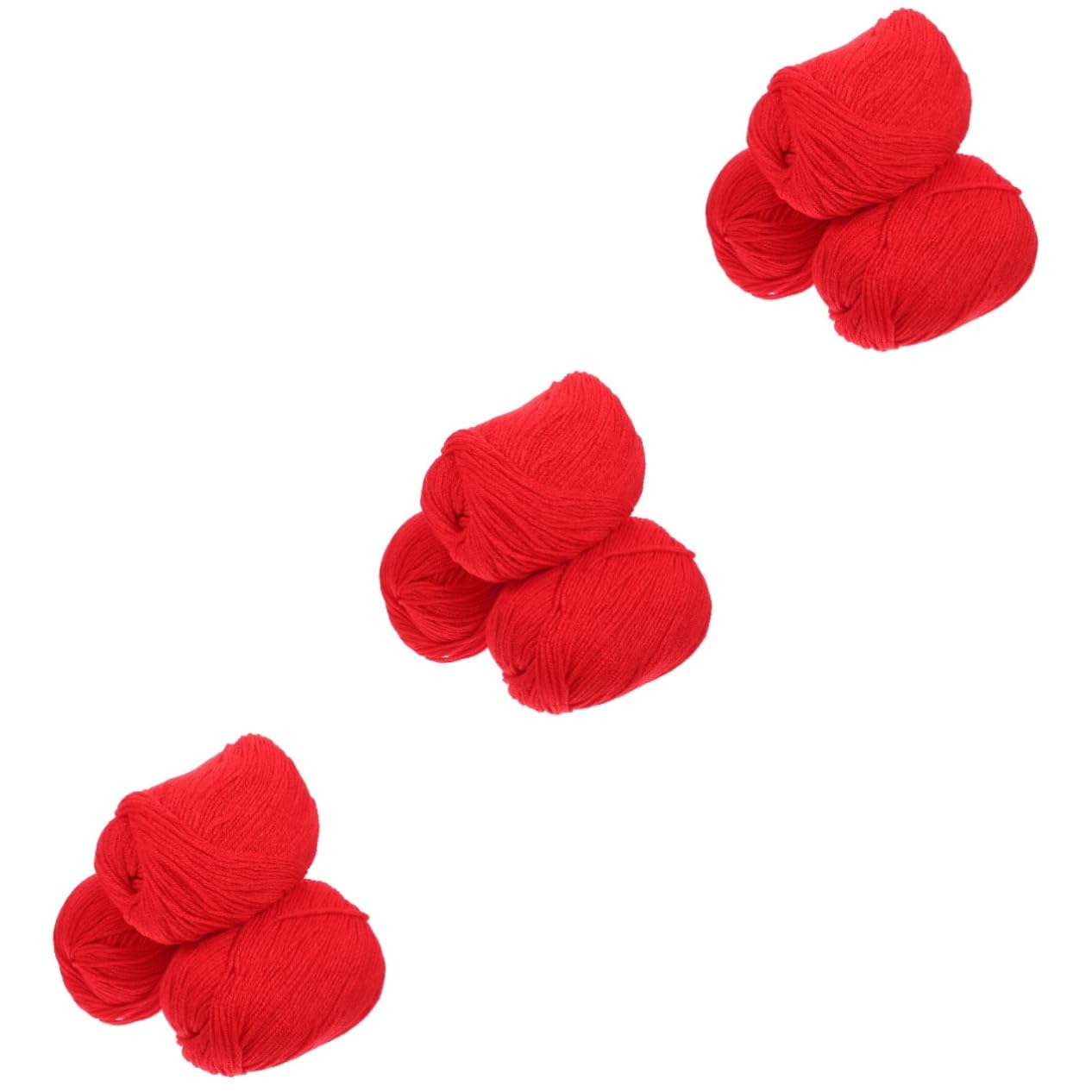 STOBOK 9rotoli Gomitoli Di Cotone Multi-funzione Filo Per Uncinetto Portatile e Professionale Per Lavori Maglia e