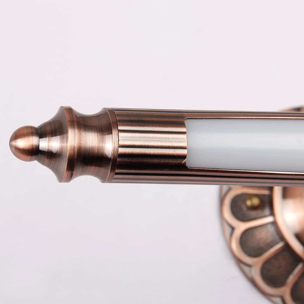 Lampa LED do lustra łazienkowego Zabytkowa lampa ścienna, regulowane lustro Oprawa oświetleniowa przednia Lusterko do makijażu Przednie światło, metalowe poszycie Korpus lampy Lustro kosmetyczne Lampy