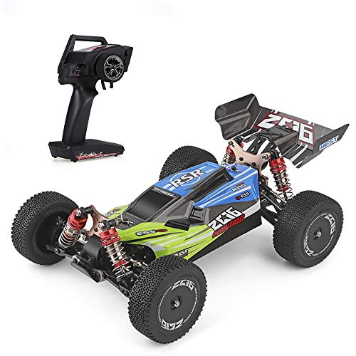Gxscy RC Car 144001 60km / h High Speed ​​1/14 2,4 GHz RC Buggy 4WD Racing Off-Road Drift Car RTR Metallgehäuse Welle Kugellager Getriebe Hydraulic Shock Absober Spielzeug-Geschenk for Kinder