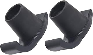 Kisangel 2pcs Non- Sled Foot Mat Tennis Accessories Heavy Duty Walker Folding Crutches Walker Ski Pads Hiking Pole Tip Covers Protectors Walker Ski Replacement Caps Small Walker Sliders