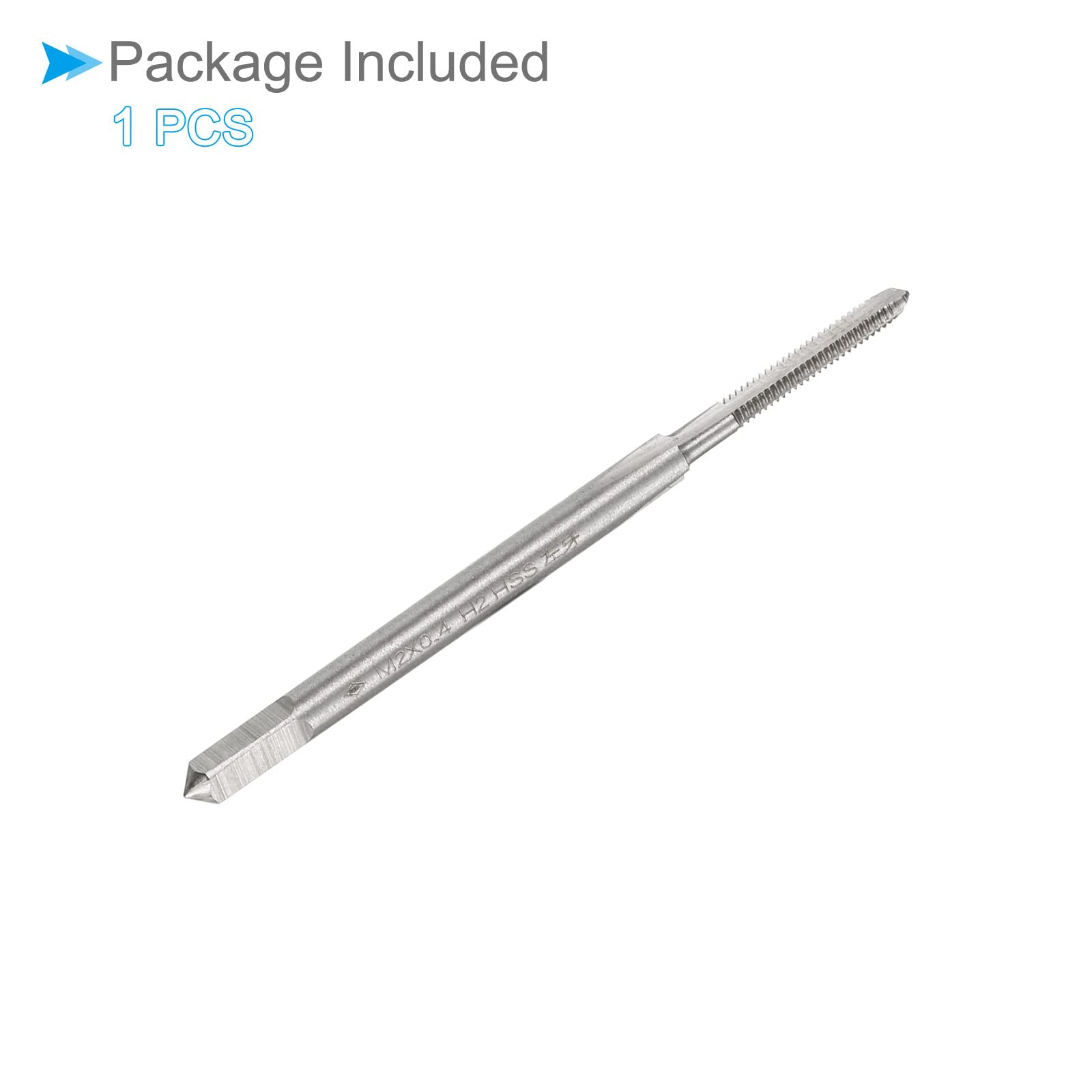 CoCud Tarauds Métrique M2 H2 Acier Rapide 3 Cannelures - Lot 2 Pièces Pour Filetage Précis