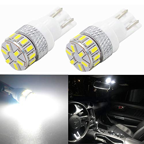 Alla Lighting 2pcs Super Bright 650 Lumens 921 912 T15 W16W LED Bulb High Power 3014-SMD LED Lights Bulbs Back-Up Reverse Light Lamps Replacement