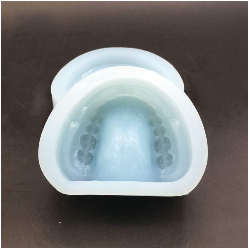Stampo Per Mascella Dentale Modello Denti - Stampo In Silicone Morbido Stampo Negativo Dentale - Bocca Orale Stampo Per Cavità Senza Denti - Modello In Gesso Senza Denti Rimodellante - Per L'Insegna