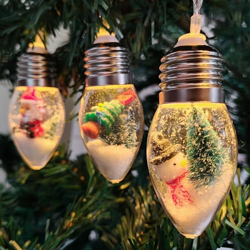 JZ-BAJOLY Christmas Lights 12 LED 7.87ft Christmas Decorations String Lights Christmas Tree Decoration Lights Globe String Lights Christmas Fireplace Decor Battery Operated Light Bulb Home Patio Decor JZ-BAJOLY Christmas Lights 12 LED 7.87ft Christmas Decorations String Lights Christmas Tree Decoration Lights Globe String Lights Christmas Fireplace Decor Battery Operated Light Bulb Home Patio Decor