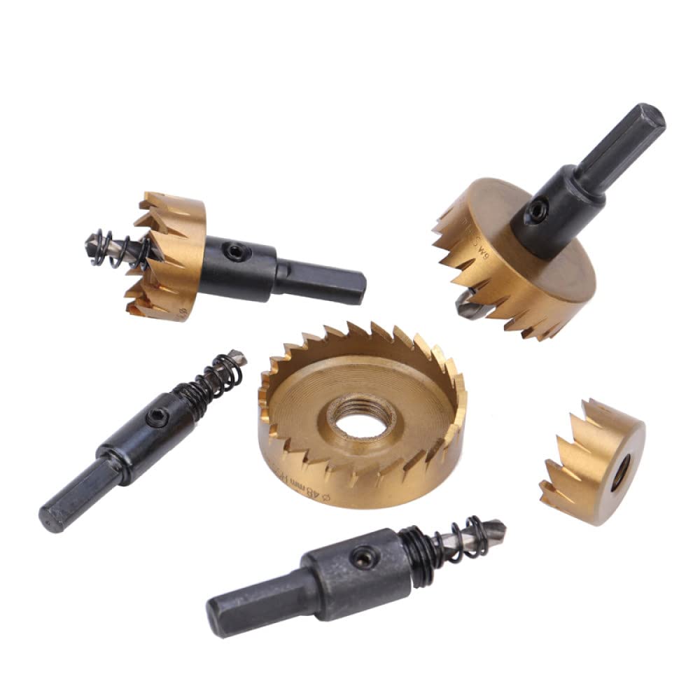 Broca HSS de punta de carburo de 12-100 mm Sierra de agujero de acero de alta velocidad para herramientas de brocas de metal de acero de aleación de aluminio inoxidable, 80 mm, como se muestra
