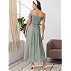 Floerns-Womens-Boho-Floral-Print-Off-Shoulder-Split-Long-A-Line-Dress Floerns Women's Boho Floral Print Off Shoulder Split Long A Line Dress A Green S