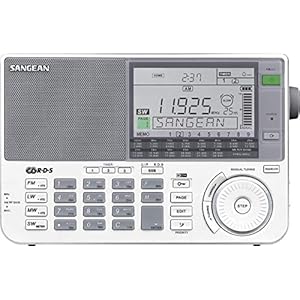 Sangean ATS-909X wereldontvanger, draagbare digitale radio FM – wit