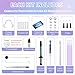 Tooth Gem Kit Professional- Include Adhesive, Cure Light, Super Bling Crystal, DIY Dental Jewelry Set, Home Teeth Gem Kit, Safe & Easy Application - Long Lasting Sparkle(Round kit)