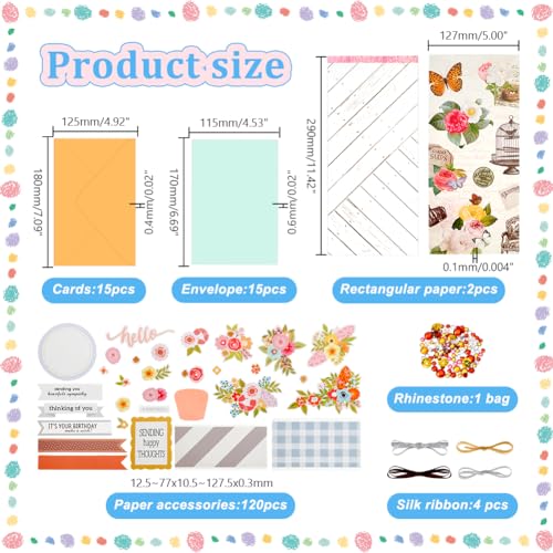Kits de fabricación de tarjetas de papel AHANDMAKER para expresar amor en San Valentín 2