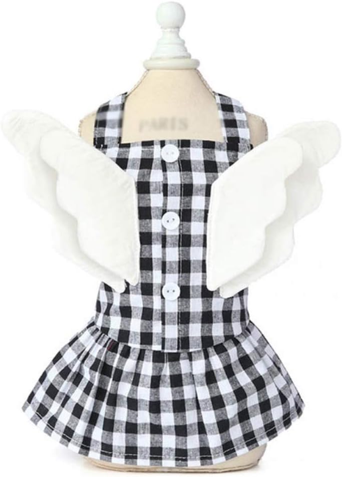 Pet Dog Dress Princess Puppy Cats Dresses for Small Medium Dogs Chihuahua Pet Clothing Yorkshire Dog Dresses Pug (Size : X-Large) (Large)