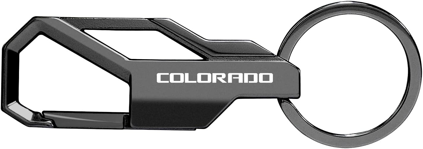 iPick Image for Chevrolet Colorado Carabiner-style Snap Hook Metal Key Chain Keychain, Only Official Licensed