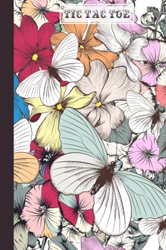 Tic Tac Toe: Games Fun Activities for Kids / Paper & Pencil Workbook for Games, Smart gifts for Family | Vintage Floral Cover by Walther Franz image 2