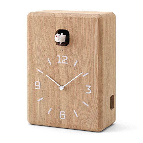 Lemnos PACE カッコー時計 ブラウン＜LC17- 14＞ Lemnos Wall Cuckoo Clock PACE Analog Wooden Frame Brown Wood