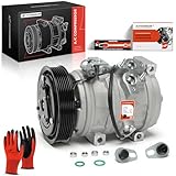 A-Premium Air Conditioner AC Compressor with Clutch Compatible with Toyota Camry 2002-2006, Solara 2004-2008, Highlander, Avalon & Lexus RX300 RX330 ES300 ES330