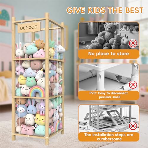 35% Off! POOSIDE Stuffed Animal Storage Organizer (Code: 23FTJJAX) - Image 4