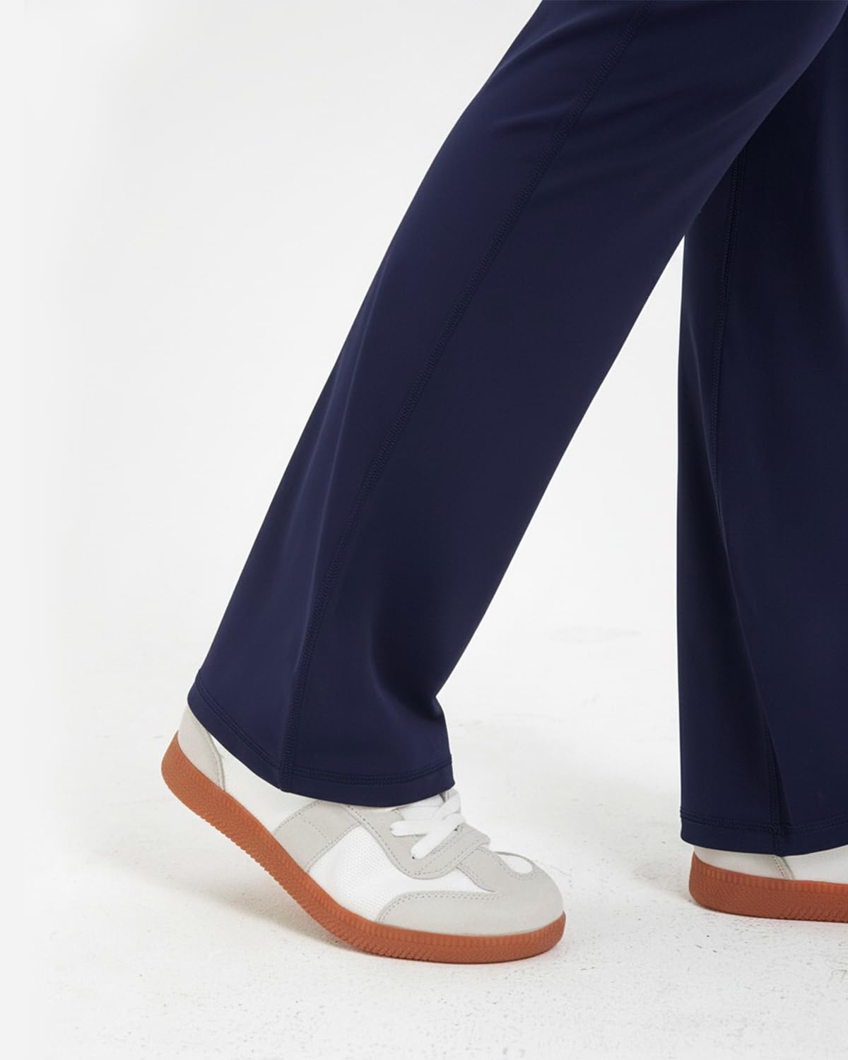 Zylioo Leggings largos de pierna acampanada para mujer, largos, extra largos, opacos, corte de bota Tall/extra alto, pantalones de fitness, pantalones de jazzleg