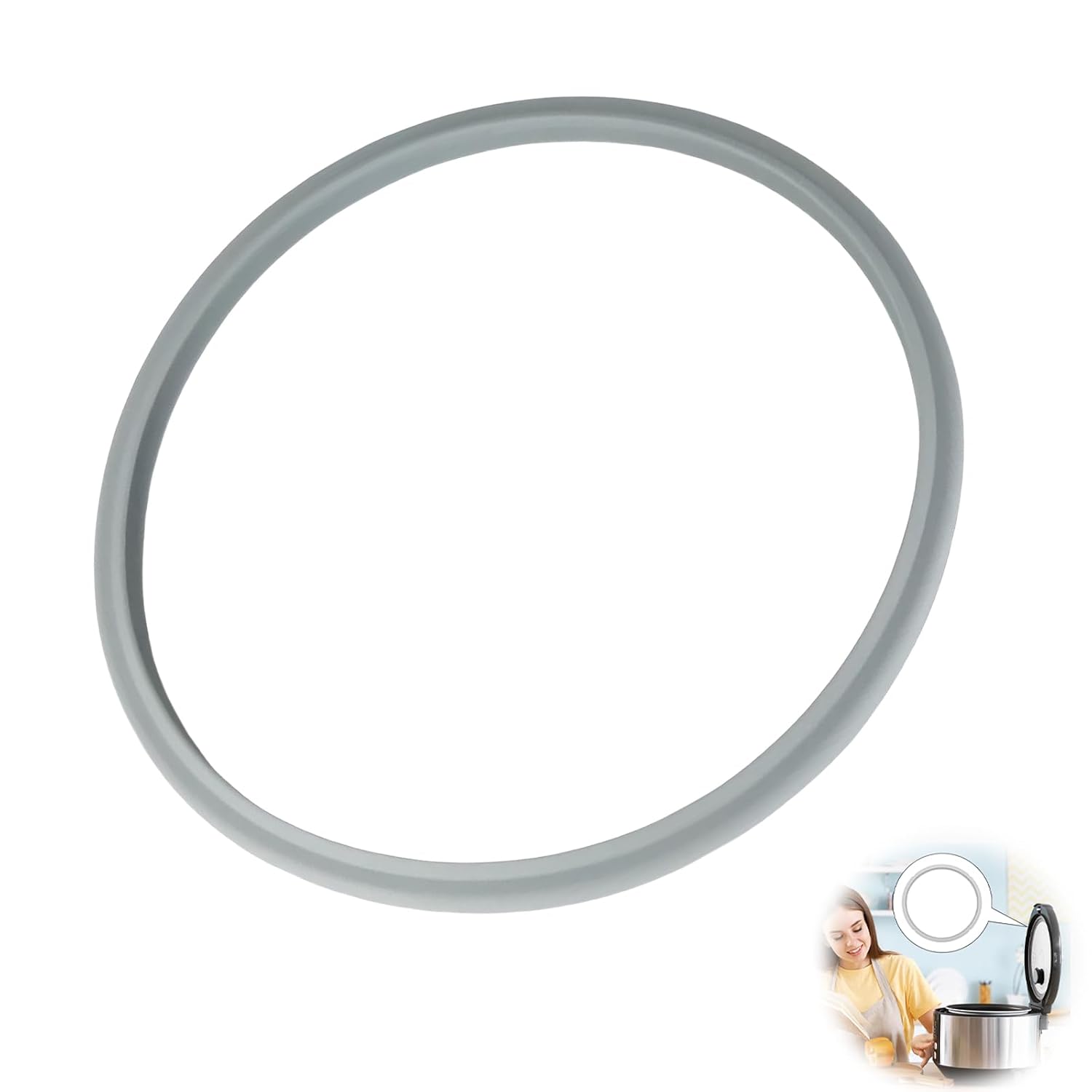 Anillo de Sellado para Olla a Presión Compatible con WMF miniatura 1
