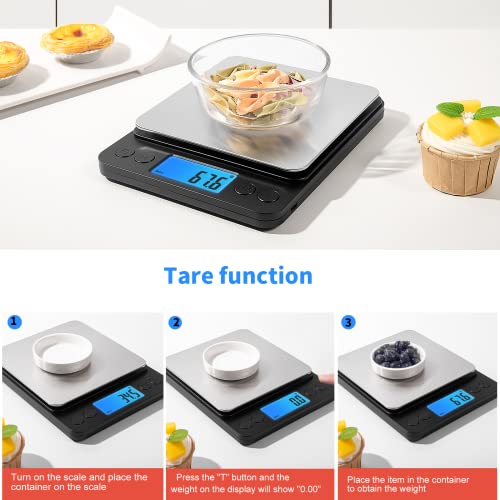 Skeap 1Kg/0.01G Gram Scale 0.01G Accuracy, Digital Gram Scale, Small Kitchen Scale,Mini Scale,Jewelry Scale, High Accuracy Food Scale, Pocket Scale With Charging,Batteries And Usb Cable Included #TOP6