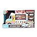 Maxx Action 12” Ice Cream Food Truck, Lights and Sound, Includes 16 Pieces with Miniature Food, Imaginative Food Play for Girls and Boys 3+