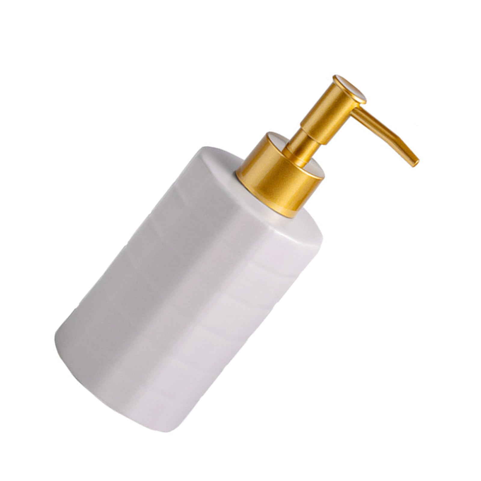 Ceramic Liquid Dispenser for Bathroom Essential Shampoo Soap Refillable Container Ceramic Emulsion Dispensing Bottles