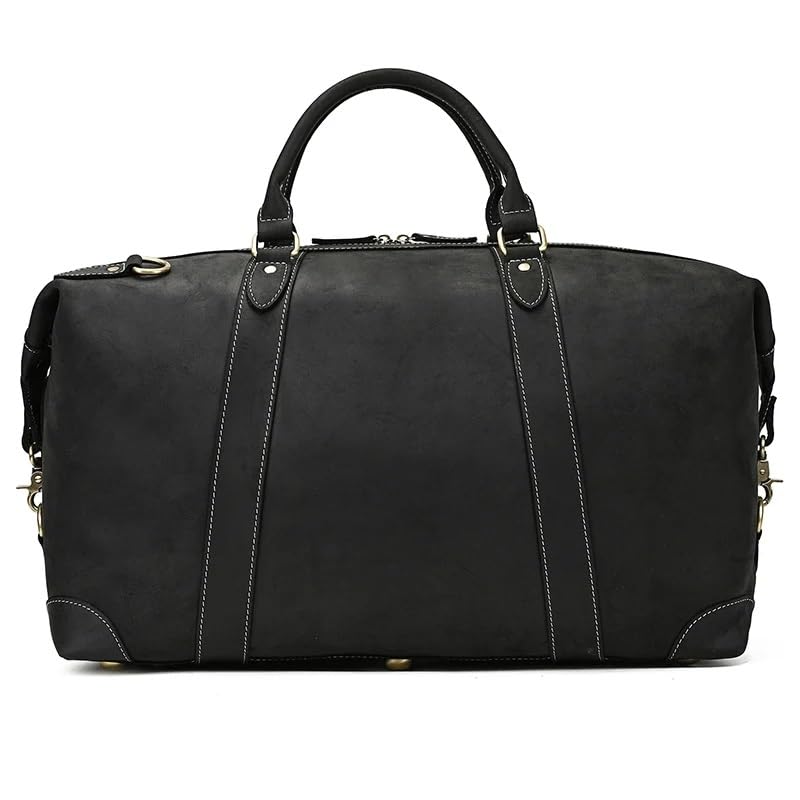 Travel Bags with Rivet Big HandBag for Male Cowhide Duffel Bag Mans Travelling Bag Leather Business Bag4