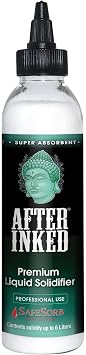After Inked Liquid Solidifier SafeSorb Powder for Tattoo Ink & Paint Waste