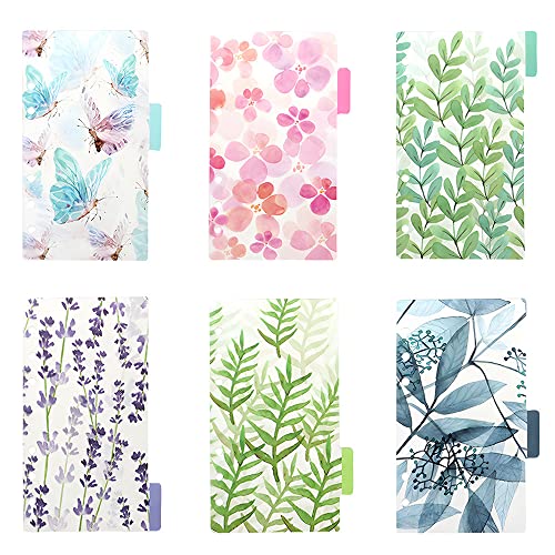 A5-Blatt, 6 Löcher, Nachfüllpapier, 50 Blatt, 6 Trennblätter, 200 selbstklebende Seitenmarken, Lineal 20 cm, für Terminplaner Bullet Notizbuch Reiseheft