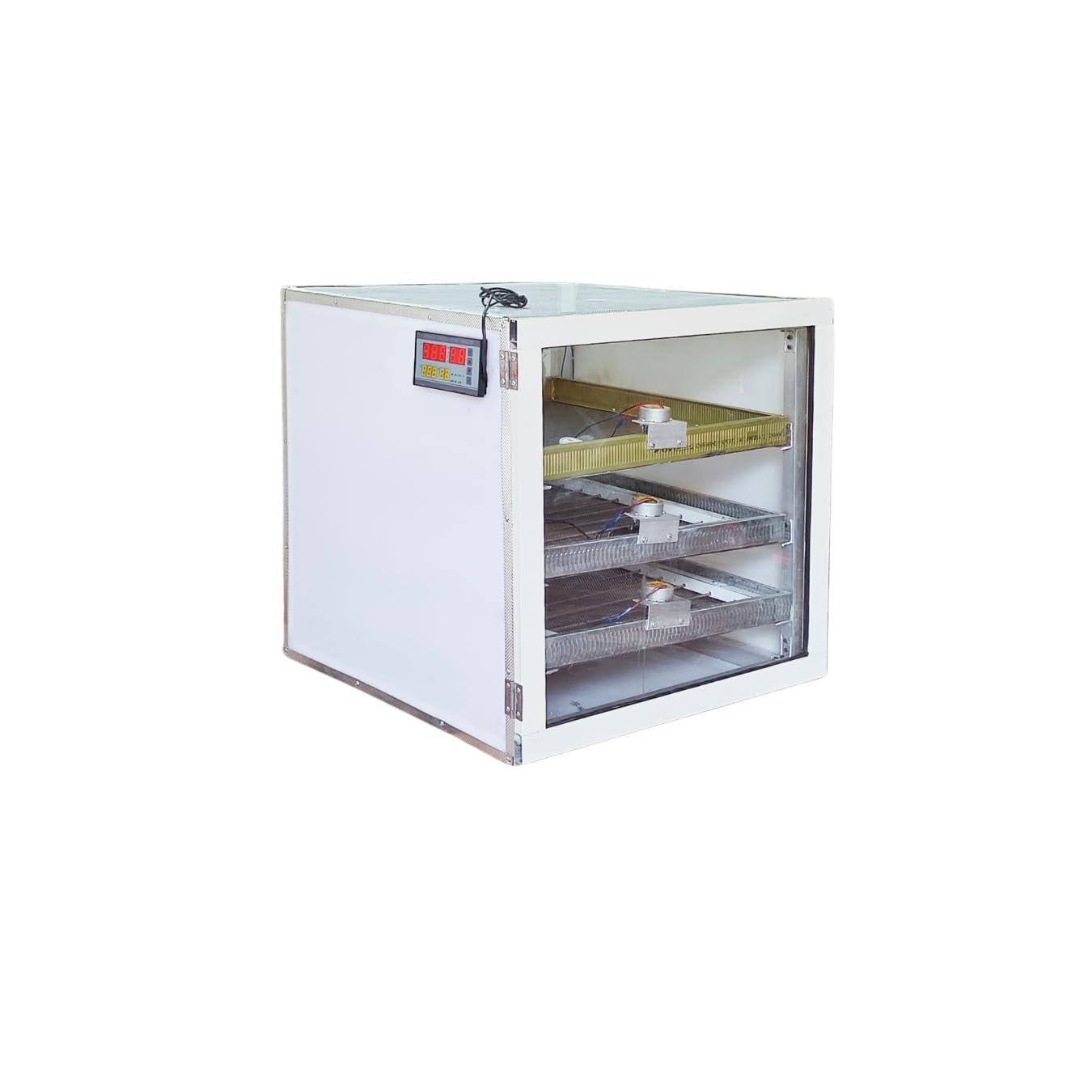Egg Incubator Machine Fully Automatic 320 Eggs Rolling Tray Made In India | Polypropelene-image-0