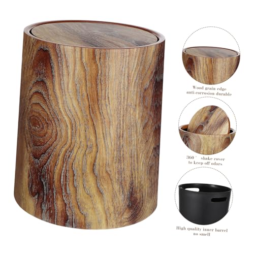 Cabilock caneca de basura rectangular con tapa miniatura 3