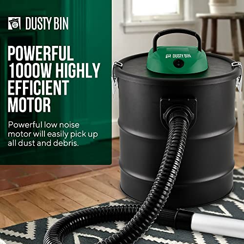 Dusty Bin DB16 Ash Vacuum Cleaner - Corded Hot Ash Vac for Fireplace, Outdoor BBQ Cleaner, Stove, Workshop, Log Burner or Chimney - HEPA Dual Filtration System, 20L Capacity Cylinder 4 Dusty Bin DB16 Ash Vacuum Cleaner - Corded Hot Ash Vac for Fireplace, Outdoor BBQ Cleaner, Stove, Workshop, Log Burner or Chimney - HEPA Dual Filtration System, 20L Capacity Cylinder - Image 4