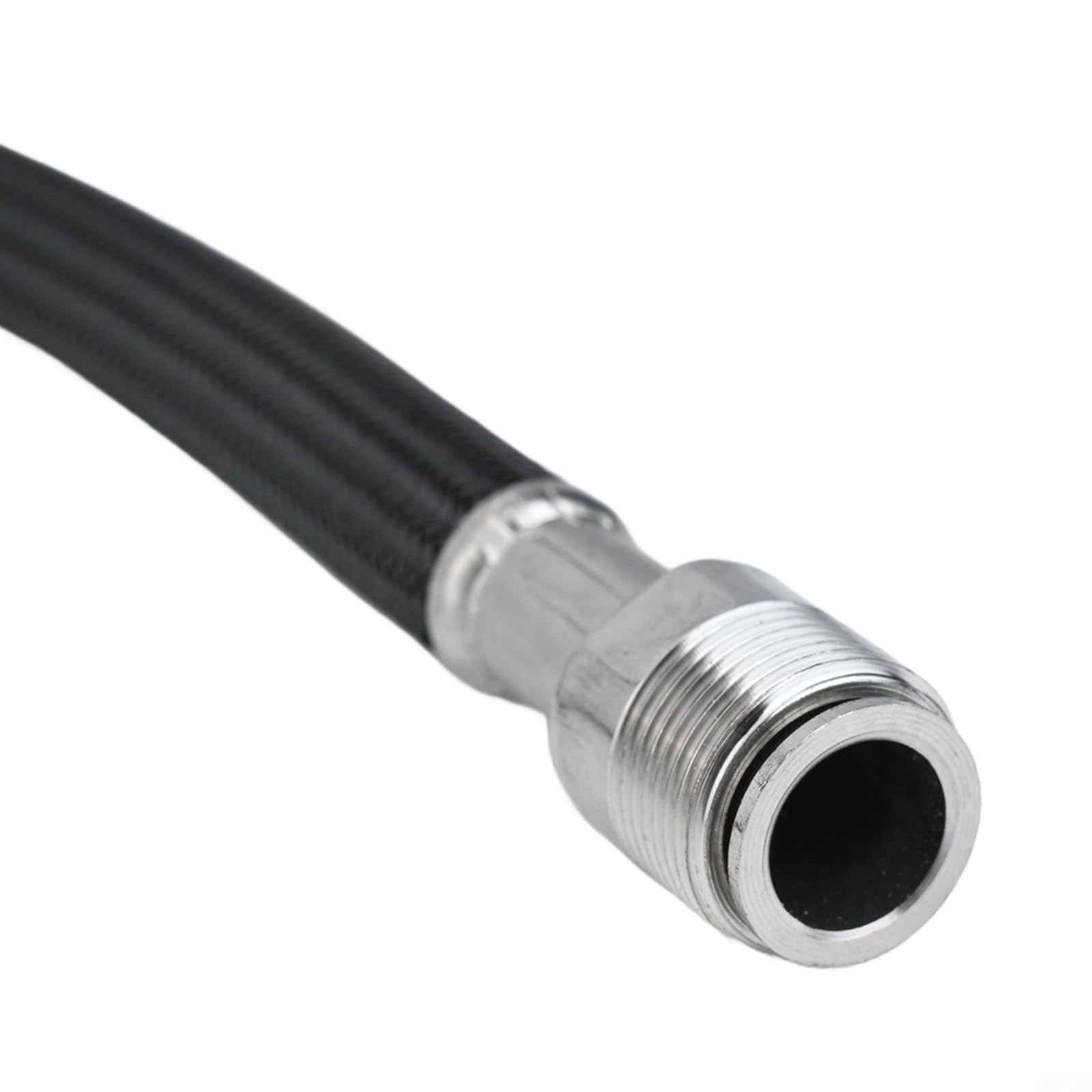 Manguera de repuesto extraíble para grifo de cocina, flexibilidad superior y características de seguridad con tubo interior de gel de sílice y capa exterior de nailon (rosca-negro)