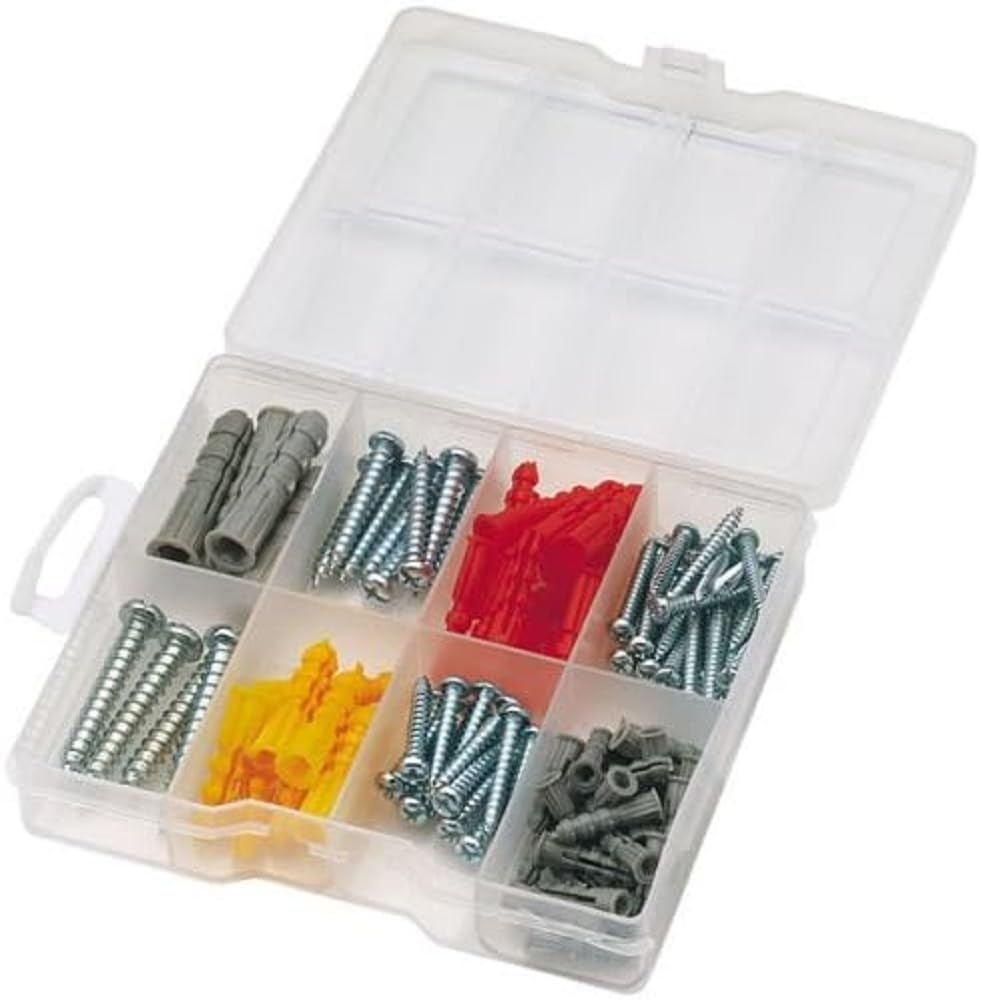Draper 69041 104-Piece Screw and Wall Plug Assortment (Old Version)