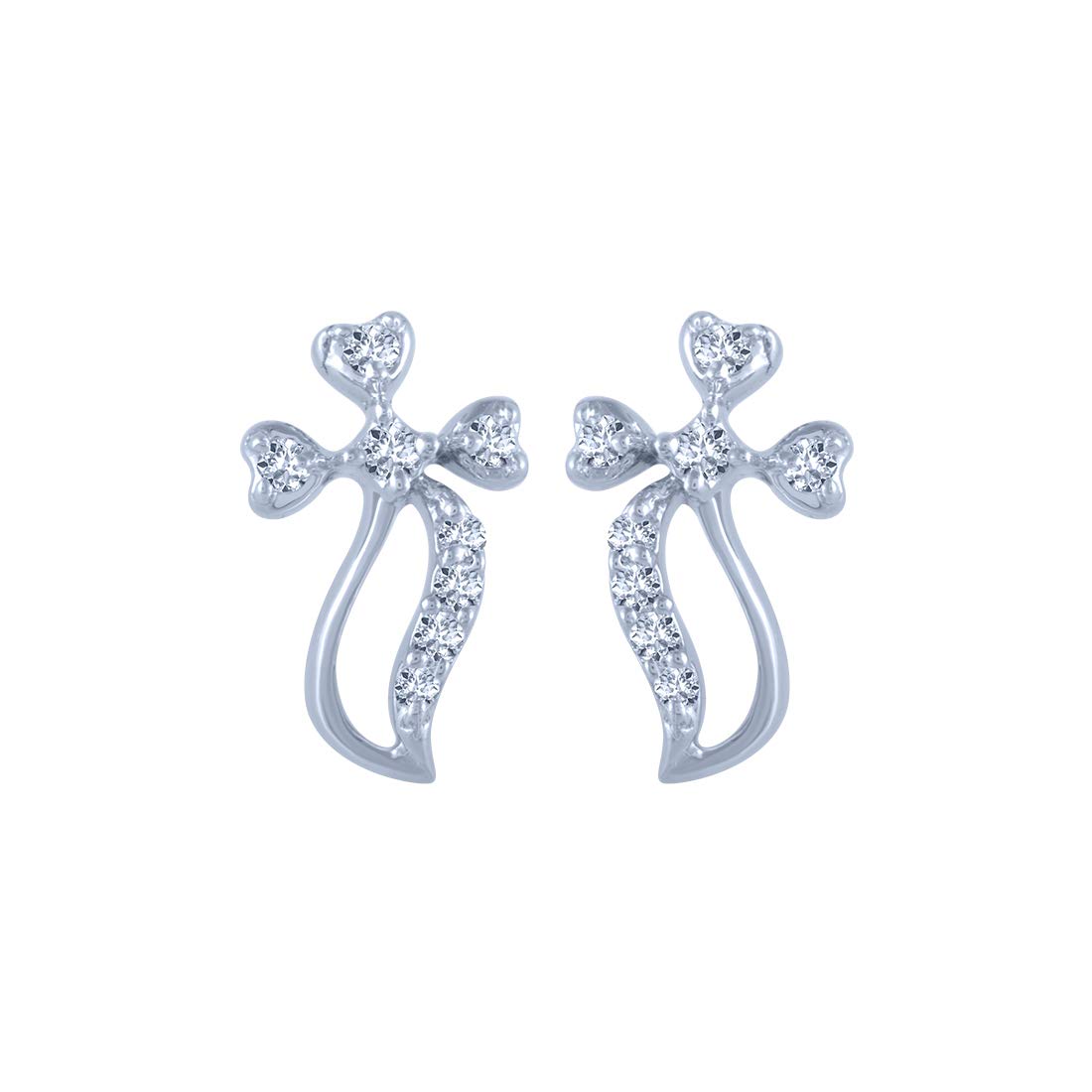 Gold and Diamond Stud Earrings for Women-image-22