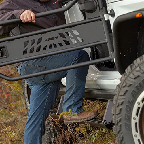 Estribos eléctricos retráctiles Aries para Jeep Wrangler JL miniatura 4
