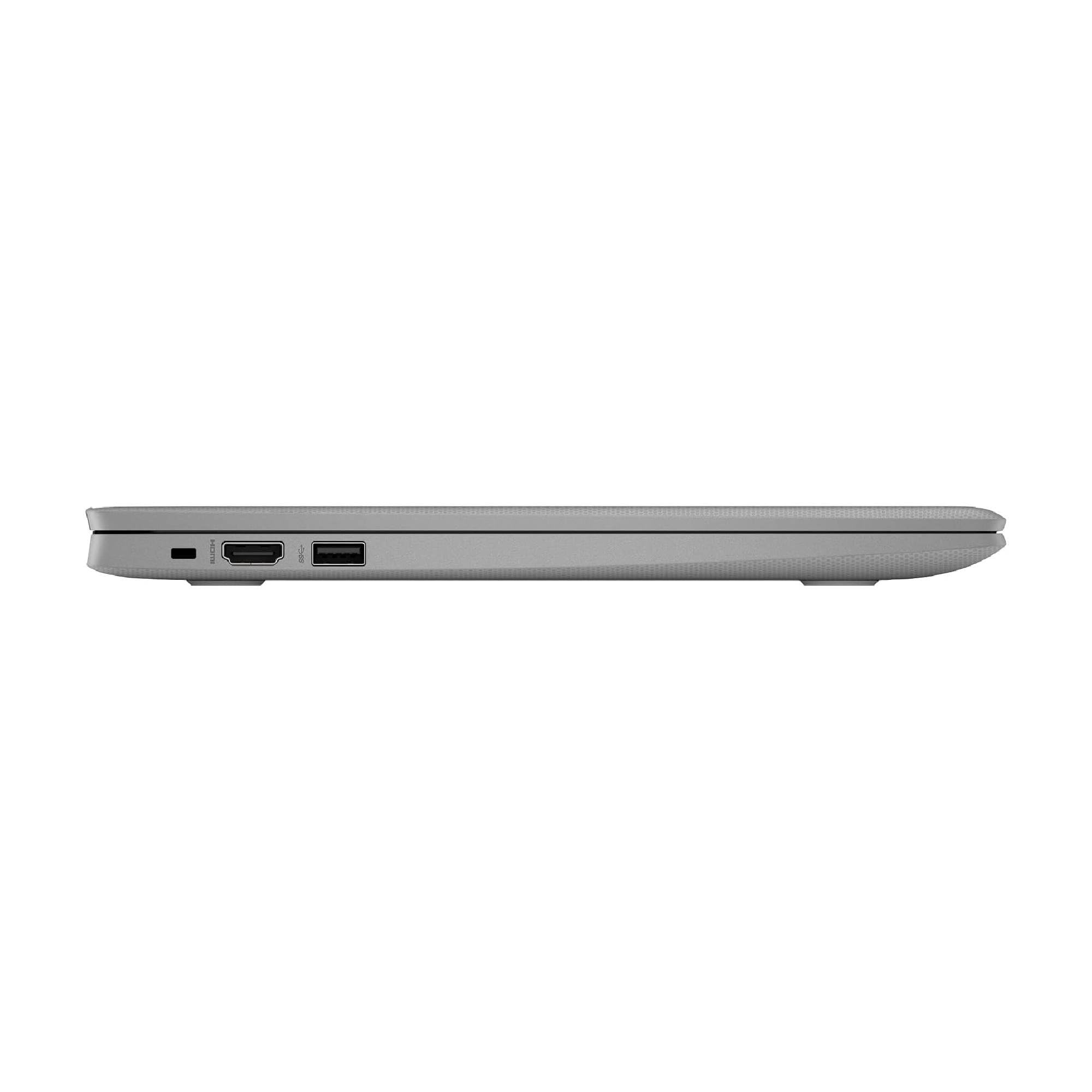HP Chromebook 14a-ne1000sfx Ordinateur Portable 14" HD, PC Portable (Celeron N4500, RAM 4 Go, eMMC 64 Go, Intel UHD Graphics, ChromeOS), Laptop Gris, Clavier AZERTY